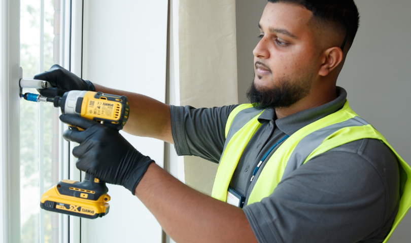 Repairs operative drilling a window