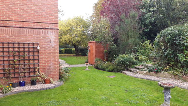 The garden at Robbins Court