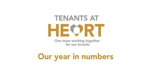 Image With Tenants At Heart Logo And The Title Our Year In Numbers