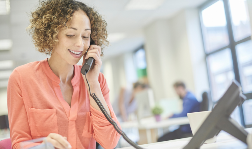 Woman Talking On Phone