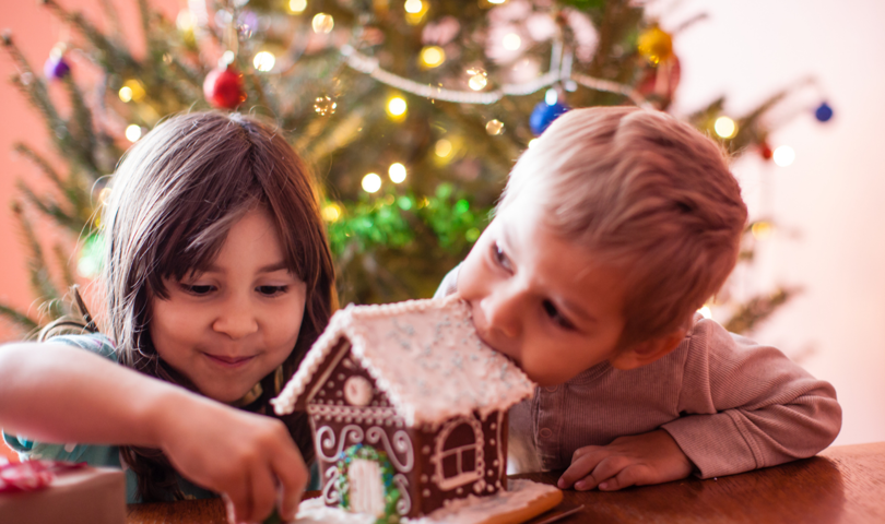 Children Gingerbread House