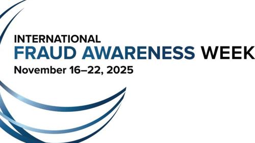 Fraud Awareness Week Logo On White Background