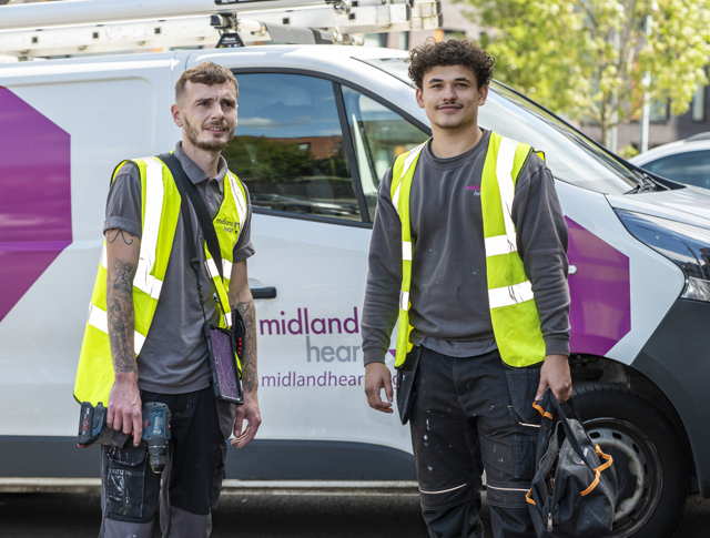 Electrician and an apprentice