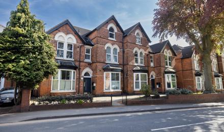 A large building in Sherbourne Road