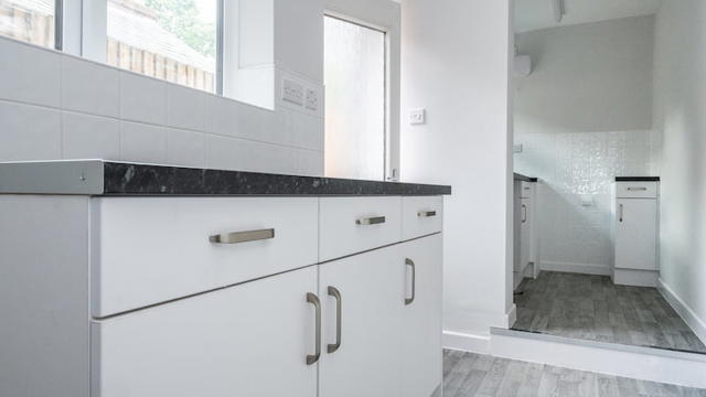 A Kitchen That Has Been Renovated At Fisher St